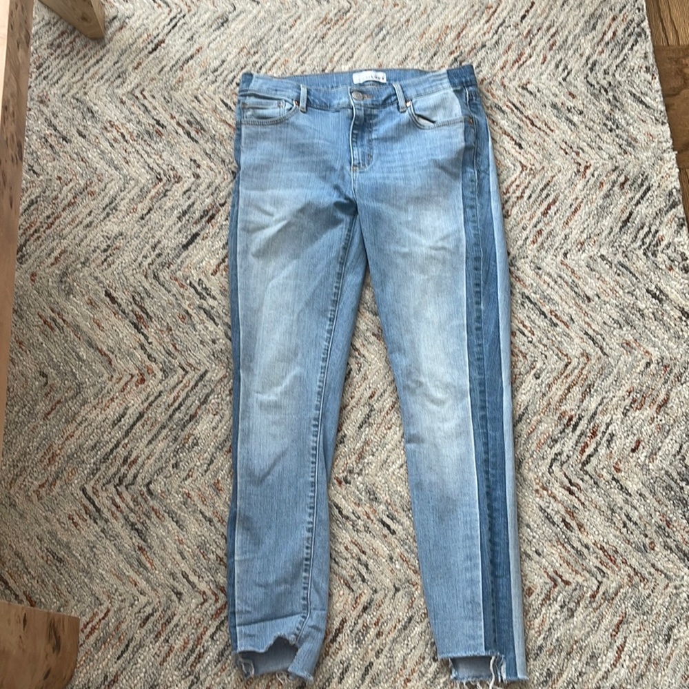 Loft Two-Tone Jeans